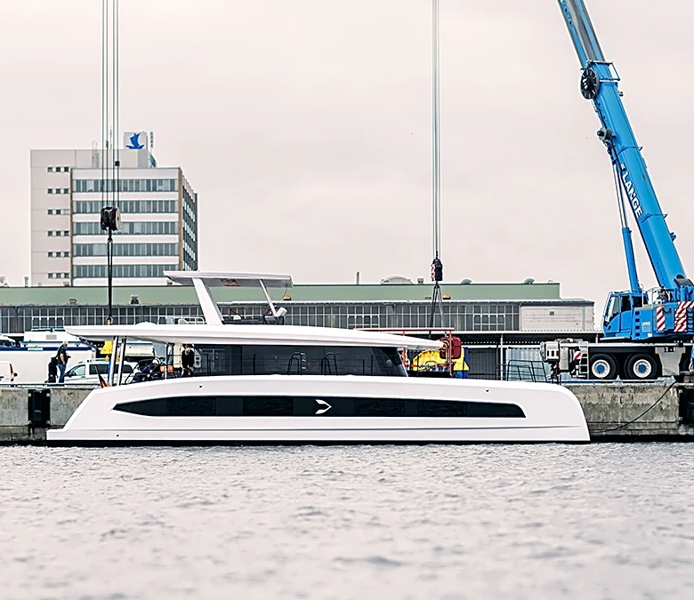 Pioneer’s First Solar-Electric Catamaran Just Hit the Seas