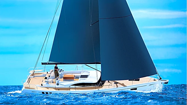This New 52-Foot Sailing Yacht Has a Superyacht-Style Beach Club