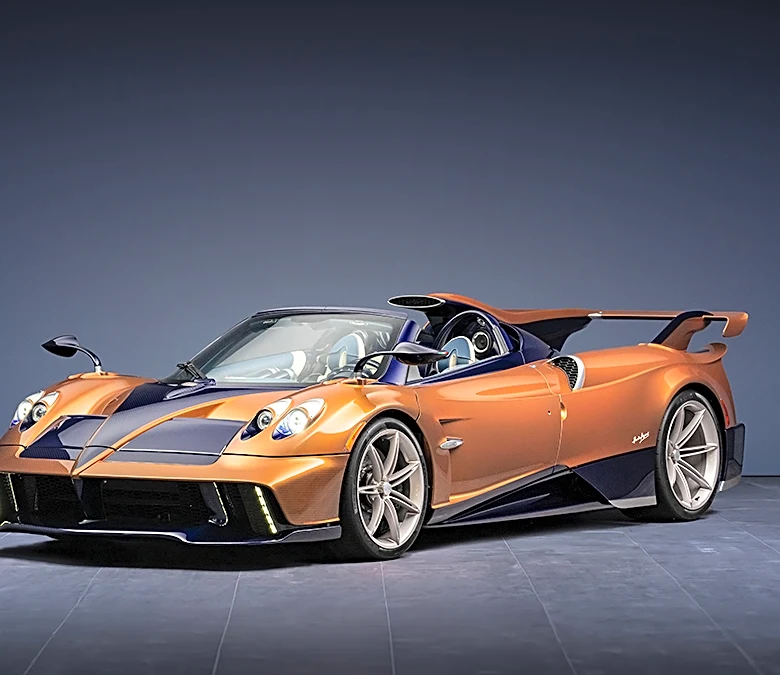 Pagani’s Latest Huayra 70 Tribute Is a Pearl Orange Beauty With a Manual Transmission