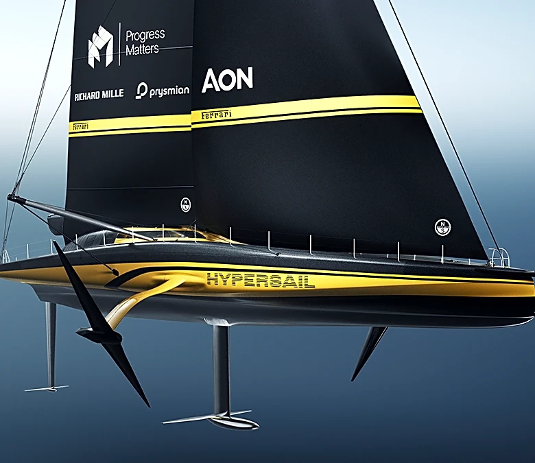Ferrari’s New Foiling Yacht Will Completely Power Itself. Here’s How.