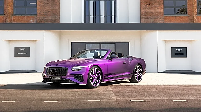 Bentley Just Unveiled a Bold Purple One-of-a-Kind Continental GTC