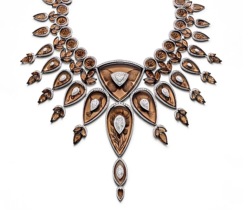 Boucheron’s Bold New Necklace Is Home to 580 Carats of Smoky Quartz