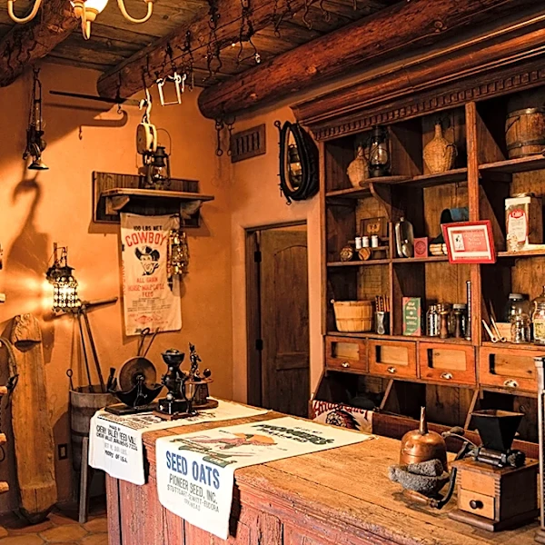 This $16.5 Million Santa Fe Ranch Has Its Own Old West Jail, Saloon, and General Store