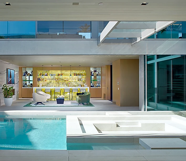 A Contemporary Newport Beach Mansion With 2 Pools Lists for $57.5 Million