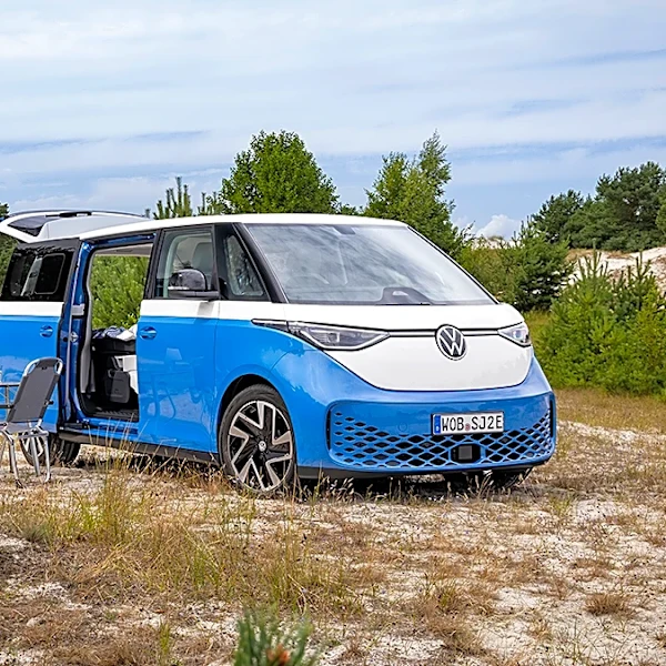 Volkswagen Unveils An All-Electric Version of Its California Camper Van