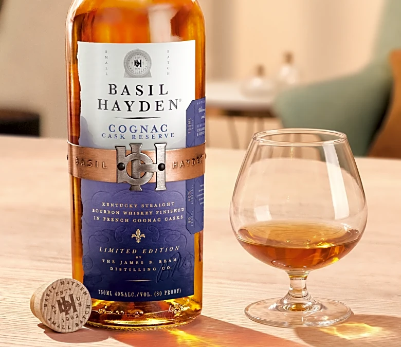Jim Beam’s New Basil Hayden Bourbon Was Aged in 25-Year-Old Cognac Casks