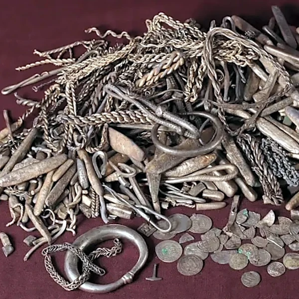 A Treasure Trove of Viking Age Silver Was Discovered in a Denmark Garden