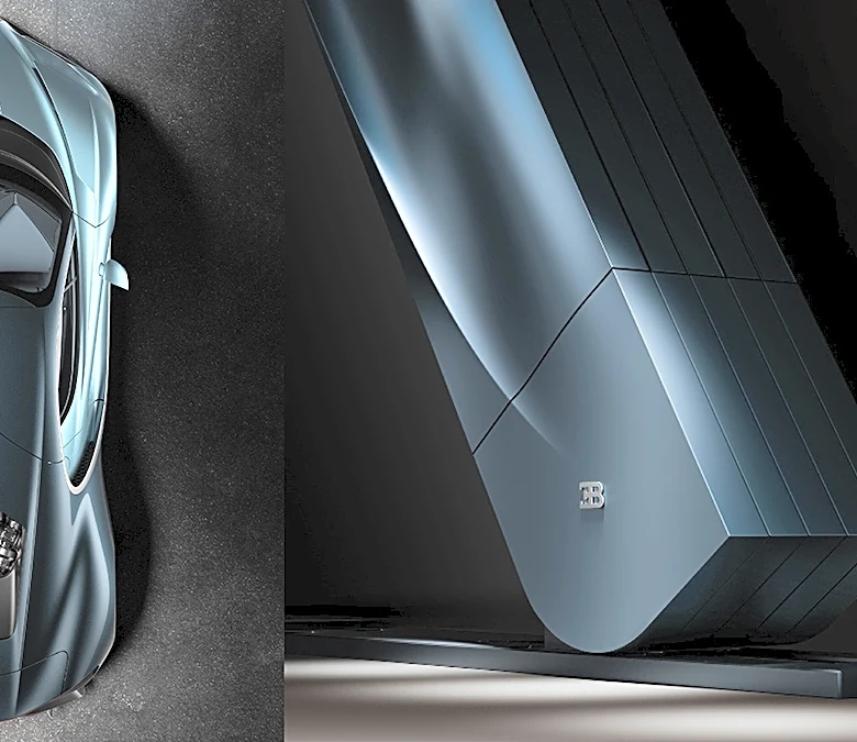 This Folding TV Is an Ode to Bugatti’s Tourbillon Hypercar