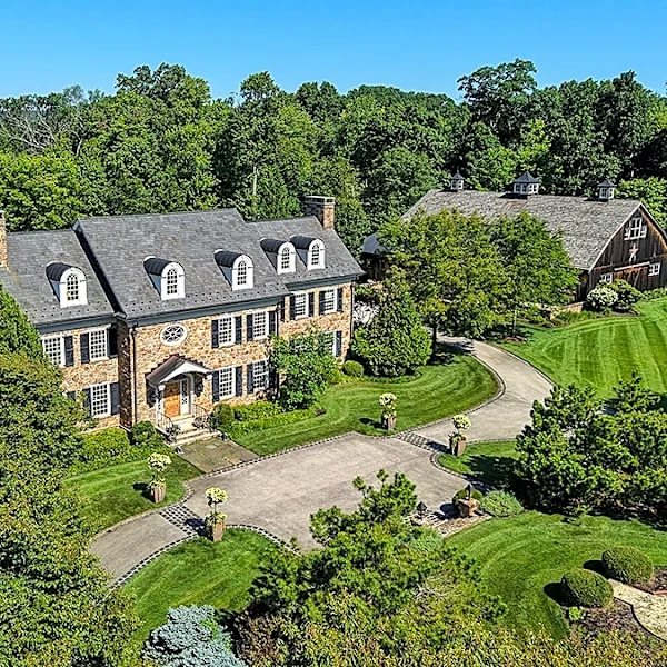 This $11 Million Pennsylvania Estate Has a Full-Size Indoor Basketball Court