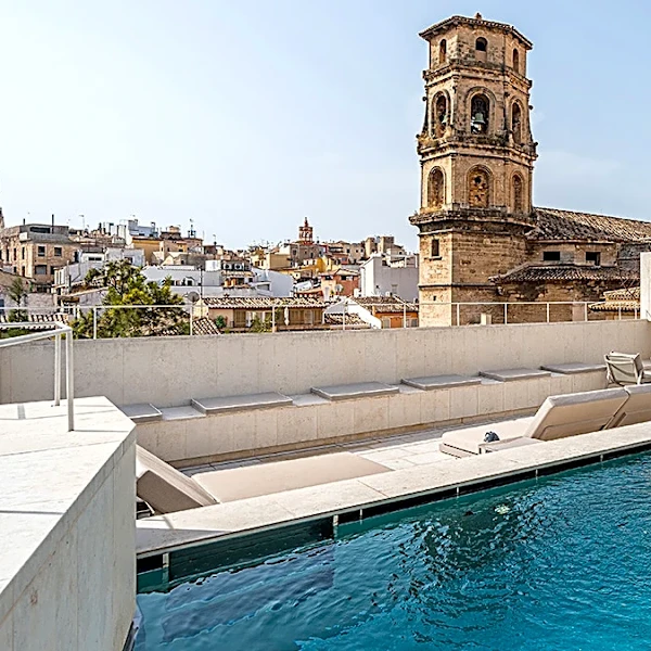 This $17 Million Mallorca Residence Has a Glass-Bottomed Rooftop Pool