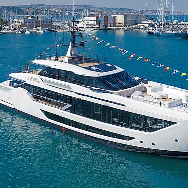 This New 128-Foot Superyacht Comes With a Fully Openable Skylounge