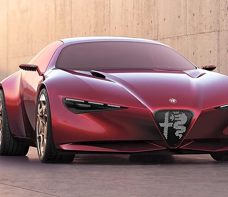 Alfa Romeo’s New Concept Is a Sleek Electrified Grand Tourer