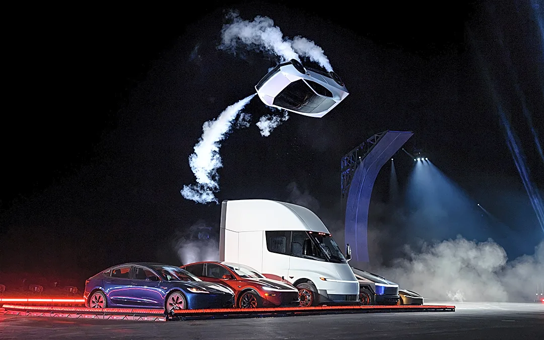 Tesla’s Next-Gen Roadster Took Flight During Its Jaw-Dropping Debut