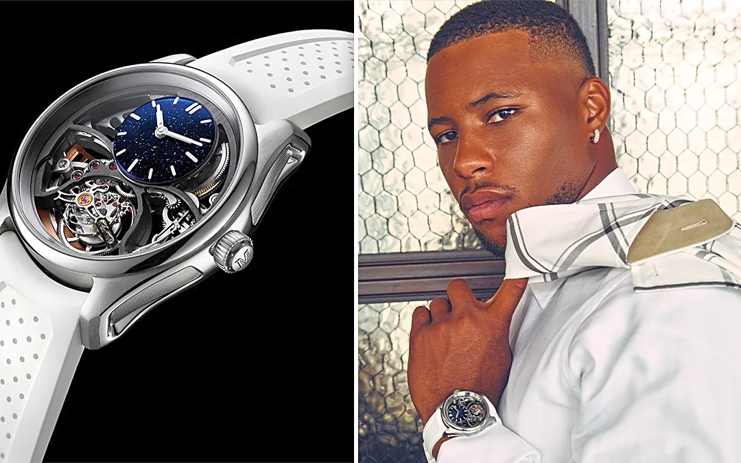 H. Moser & Cie. and Saquon Barkley Team up on a Limited-Edition Pioneer Watch