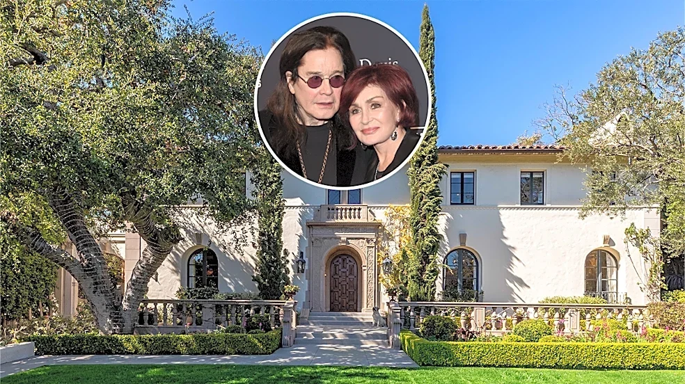 Ozzy and Sharon Osbourne’s L.A. Home Relists With a $1 Million Dollar Discount