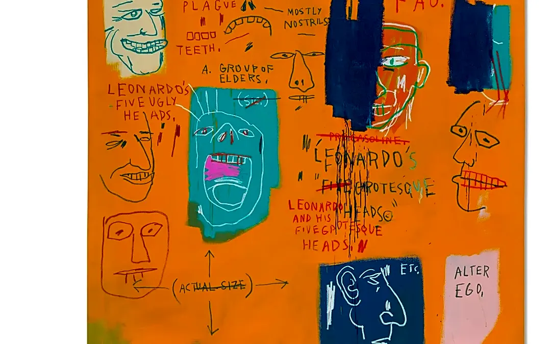 Basquiat’s Long-Unseen Painting Inspired by Leonardo da Vinci Could Fetch $30 Million at Auction