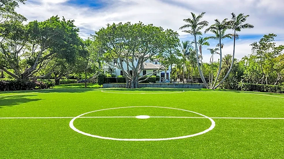 This $19 Million North Palm Beach Estate Built for a Mini-Golf Mogul Has Its Own Soccer Pitch