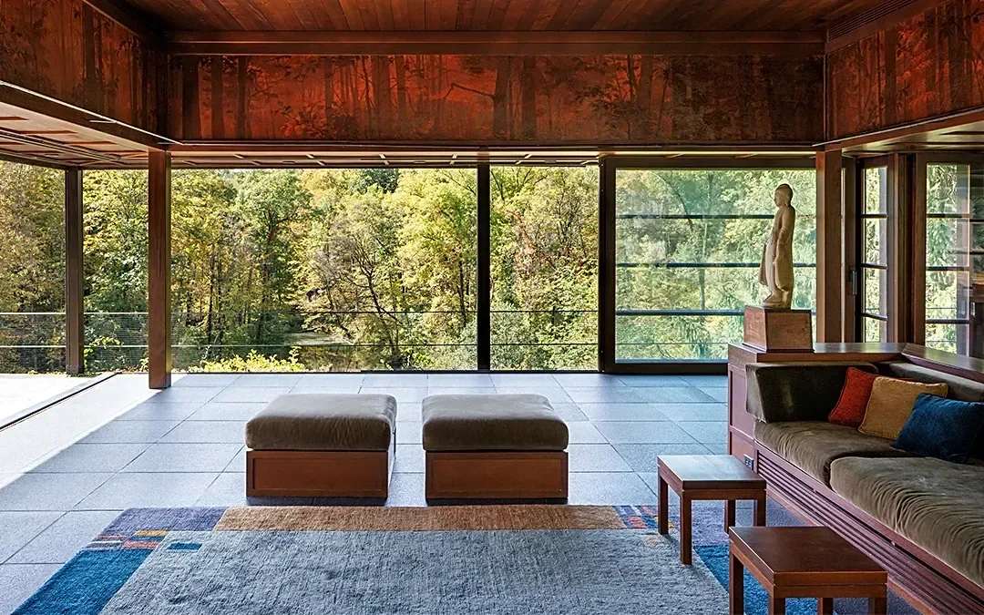 This $8.5 Million Hudson Valley Residence Sits Atop a 60-Foot Waterfall