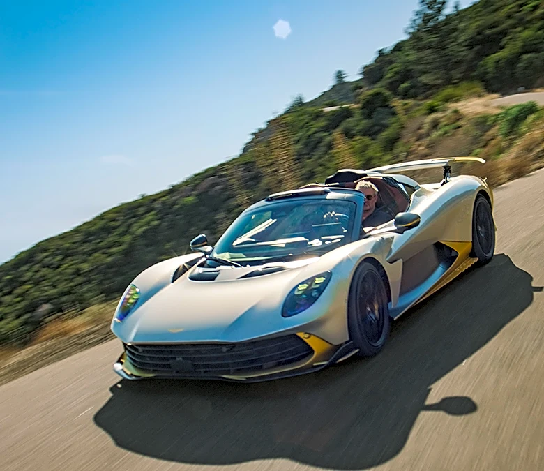 The 1,064 HP Aston Martin Valhalla Spider Tops Out at 217 MPH