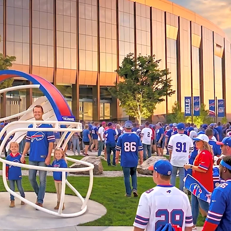 Bills open 1.7-mile interactive walking trail around new Highmark Stadium