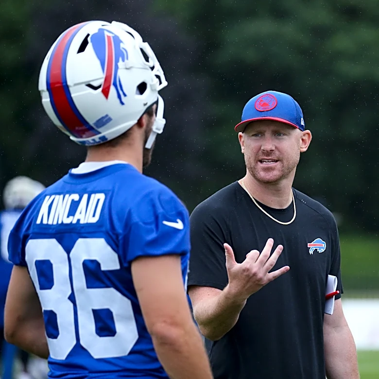 Joe Brady can deny the pressure. The Bills can't escape it.