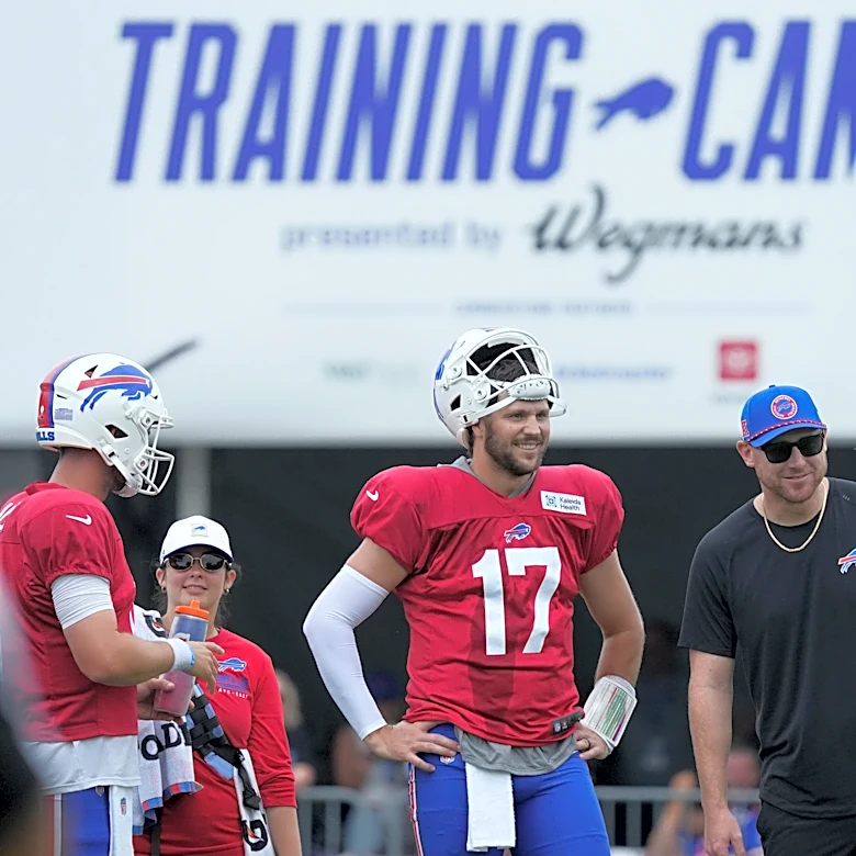 Joe Brady calls Josh Allen TD to DJ Moore one of best throws he's ever seen
