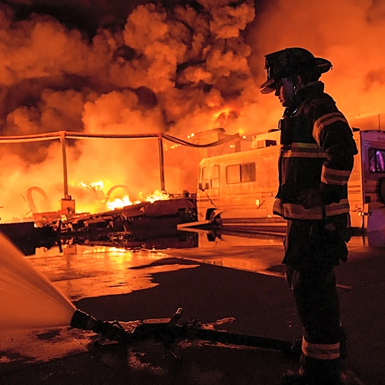 Pallet Express fire now being investigated as arson; person of interest sought