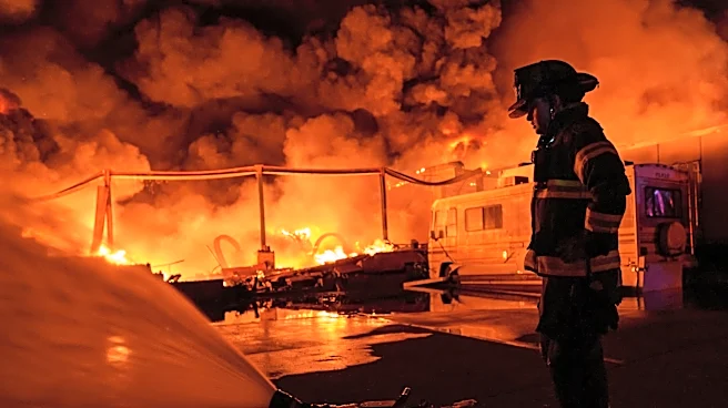 Pallet Express fire now being investigated as arson; person of interest sought
