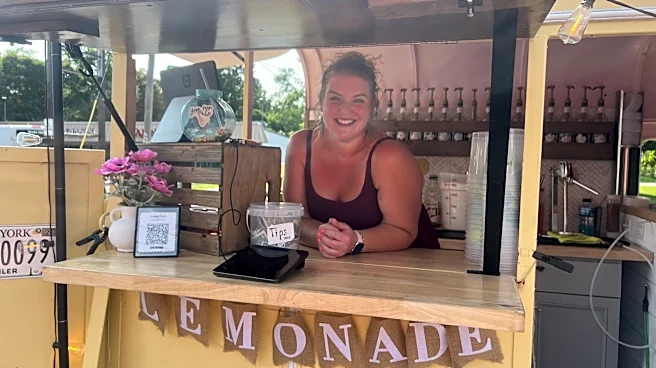 Whimsical horse trailer brings sparkly drinks to NY festivals