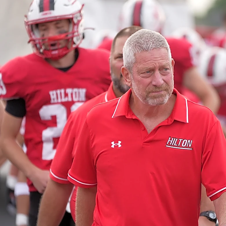Four wins could put Hilton's coach in Section V football history