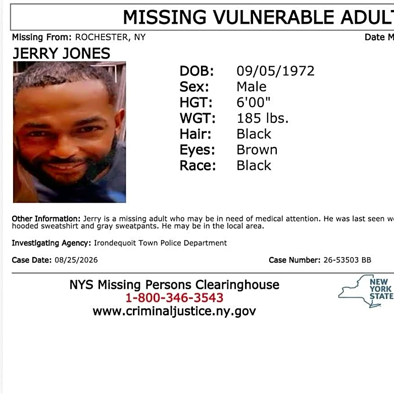 Irondequoit police search for missing man who may need medical attention