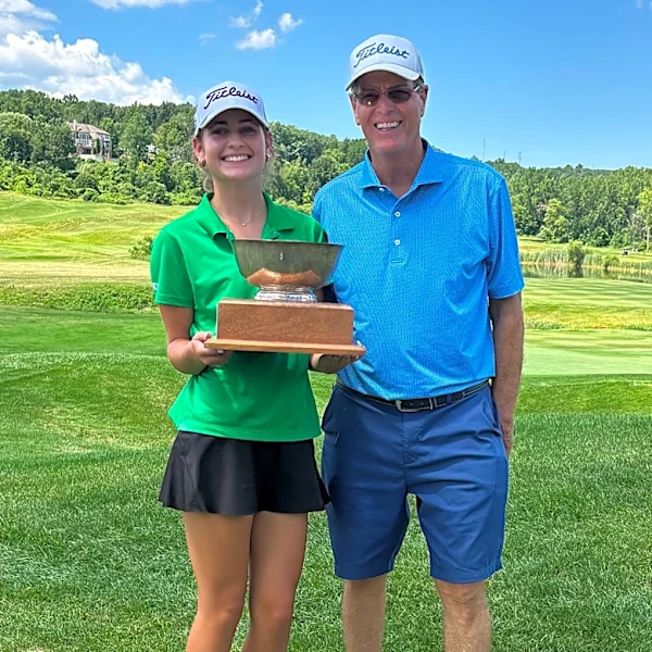 A Penfield golfer is making history before her senior season