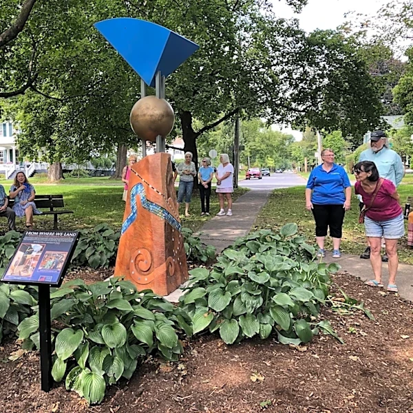 New public art piece unveiled in Canandaigua park