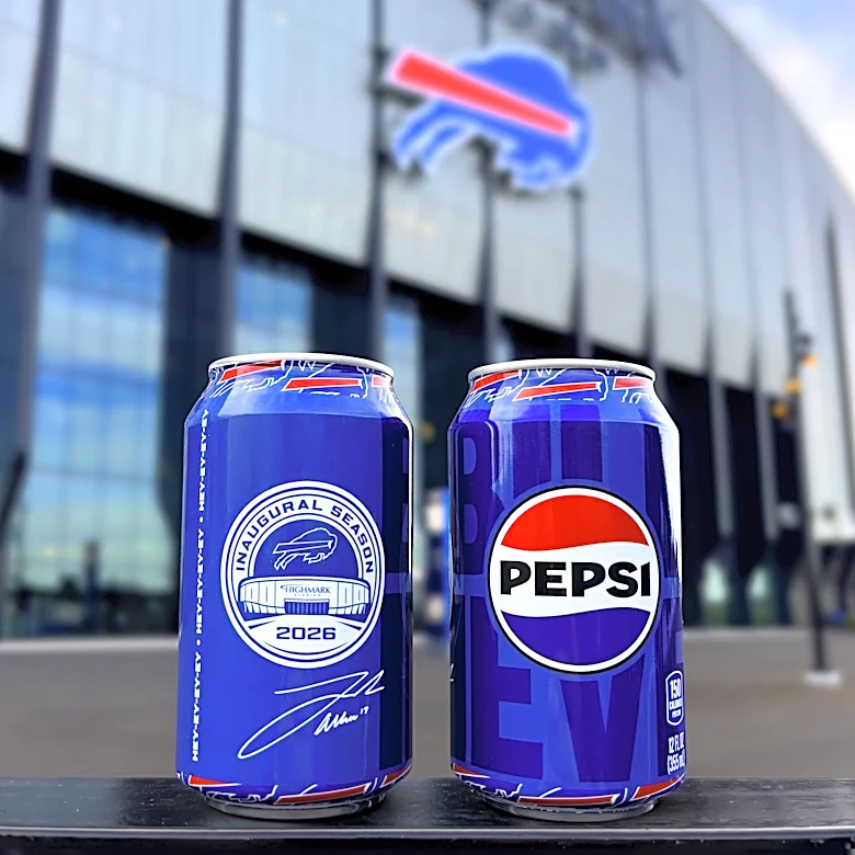 Pepsi releases limited-edition Bills commemorative cans