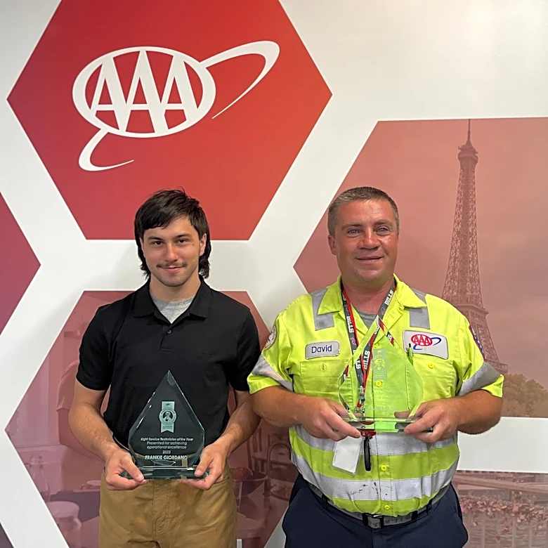 AAA honors four roadside technicians with Marty Taylor award