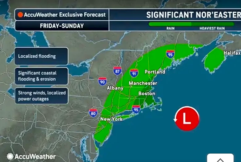 When could nor'easter affect New York? Here's the latest timing forecast