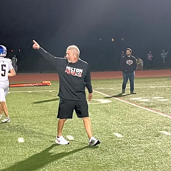 Hilton coach tied Section V's all-time wins record and can break it Friday