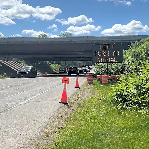 I-590 ramp closure in Brighton this week