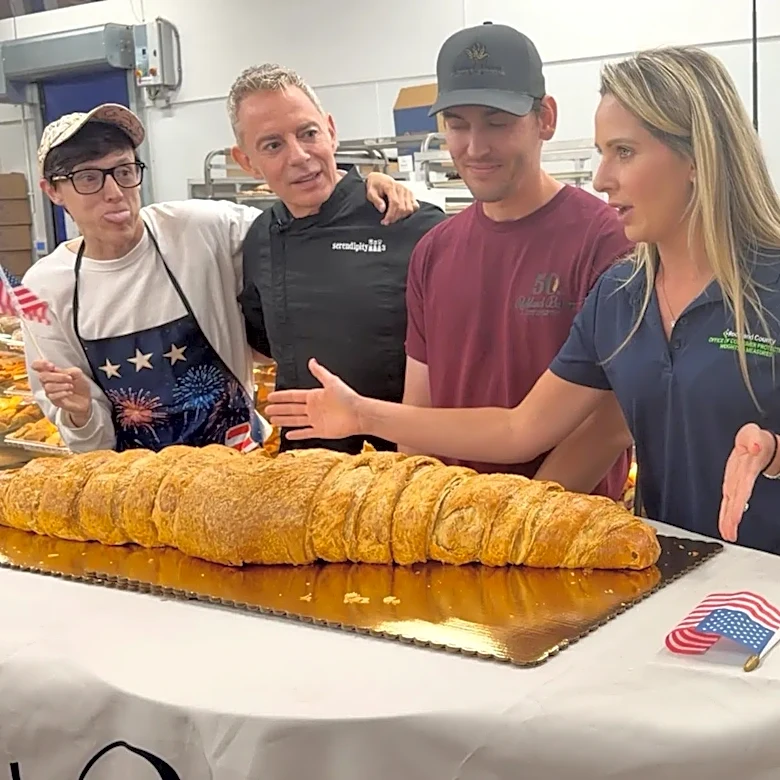 New York bakery breaks world record for largest croissant