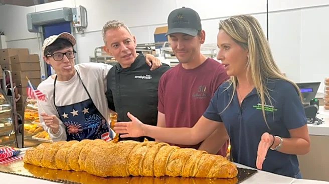 New York bakery breaks world record for largest croissant