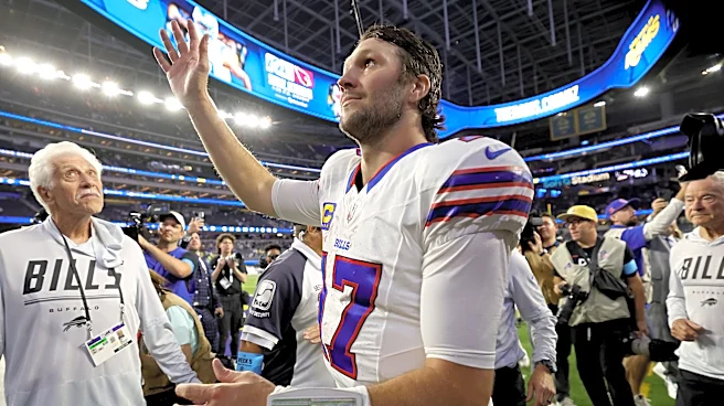 Josh Allen showered with MVP chants in Rams' home stadium 2,600 miles from Buffalo