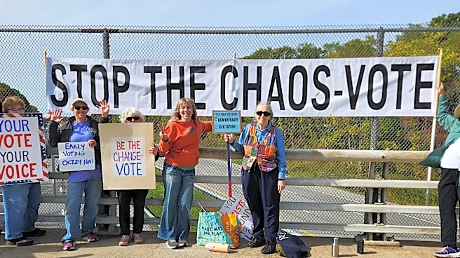 Overpass banner campaign aims to drive voter turnout for Democrats