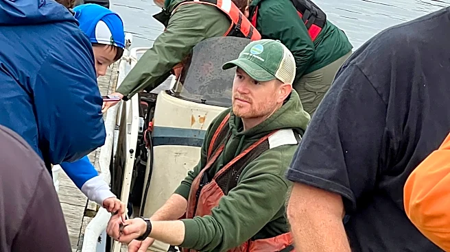Hundreds of young sturgeon released into Genesee River