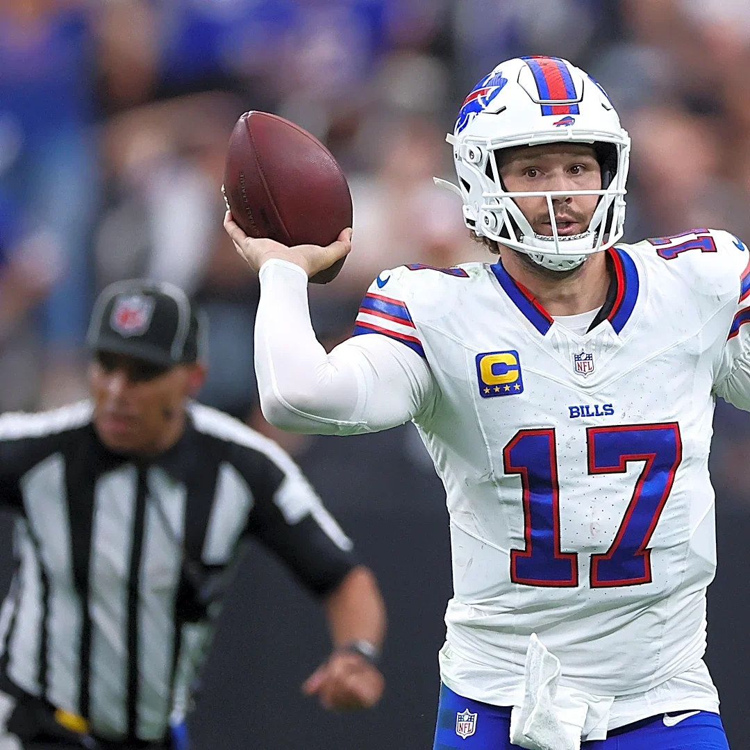 Josh Allen pulls off ridiculous escape and TD pass to Keon Coleman vs. Raiders