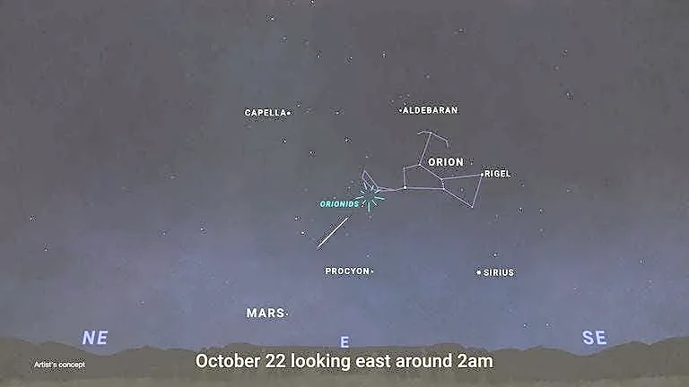 See the Orionid meteor shower peak over New York this week: Best viewing times