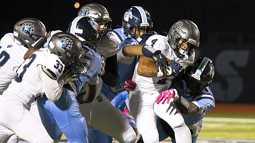 Section V football has a big riser and 10-spot fall in state rankings
