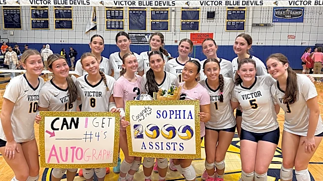 Victor volleyball player reaches rare milestone of 2,000 assists