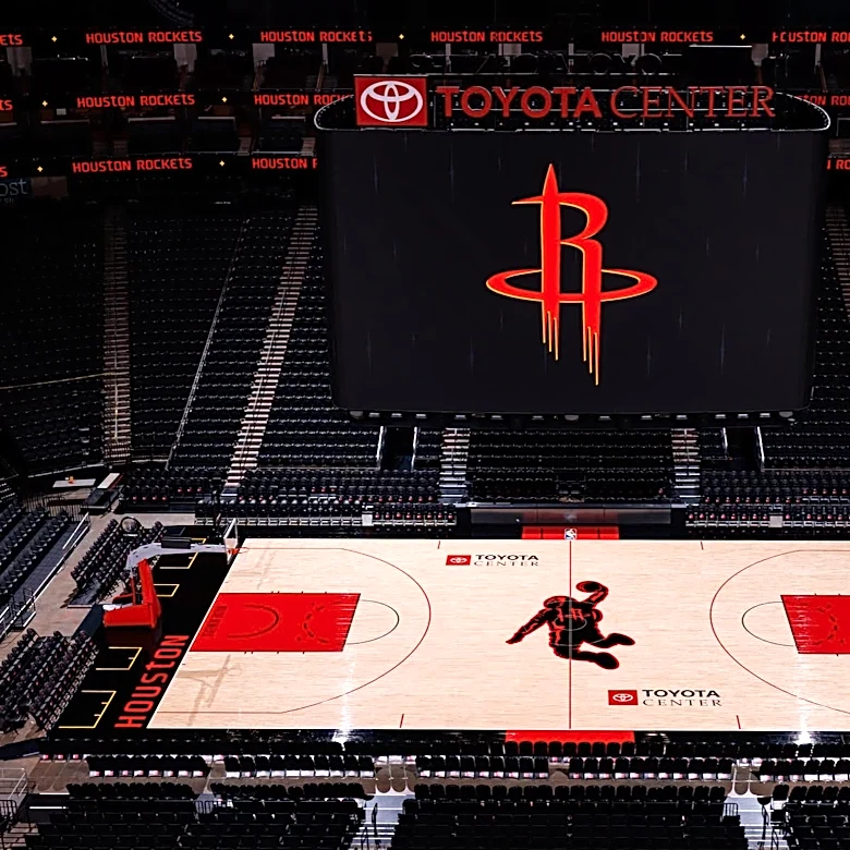 Rockets continue brand revamp with new court designs at Toyota Center