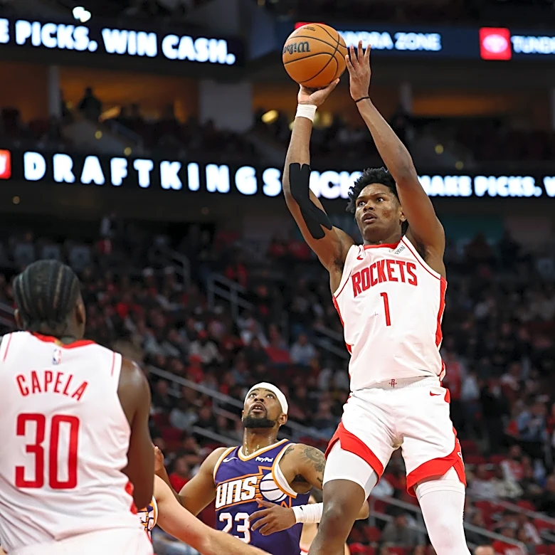 Rockets forward Amen Thompson addresses shooting doubts