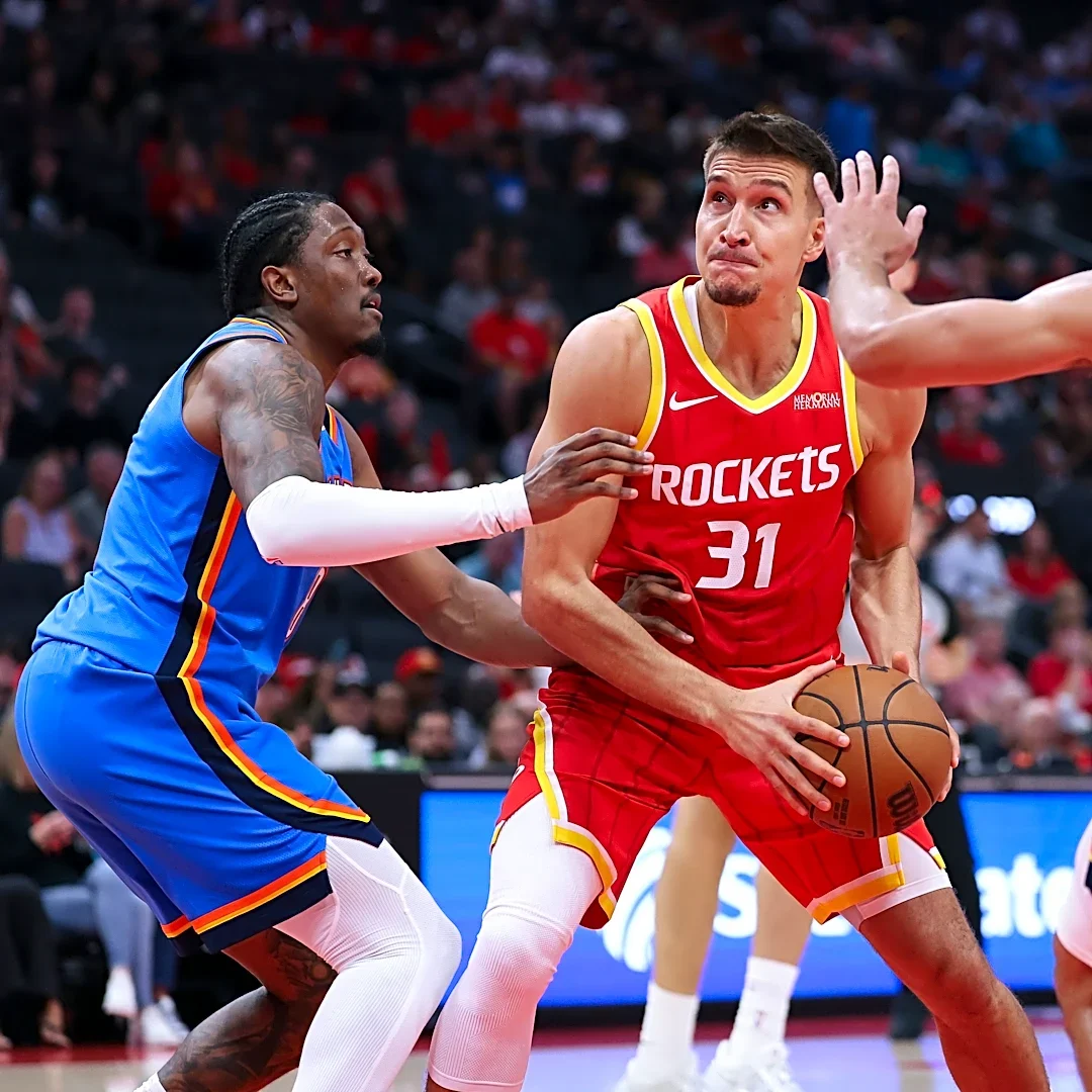 Bogdan Bogdanovic turns heads as Rockets rout Thunder in preseason finale